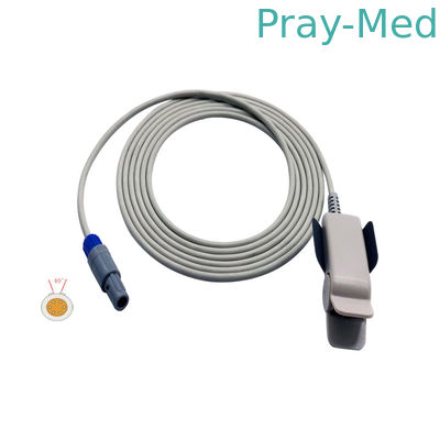 주문 40 정도 Spo2 조사 감지기 세륨/ISO를 가진 성숙한 손가락 클립 Contec Edan M8 6 Pin 온라인 제조