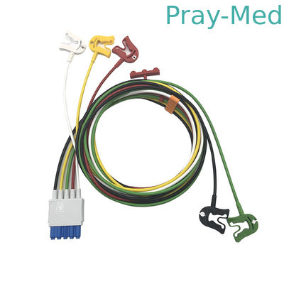 주문 클립 TPU 재킷을 가진 길이 0.9m 5 지도 M1971A ECG 참을성 있는 케이블 온라인 제조