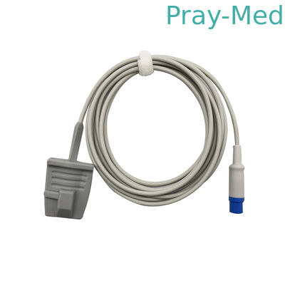 주문 회색 TPU Drager 성인 연약한 Spo2 감지기 3m 길이 온라인 제조