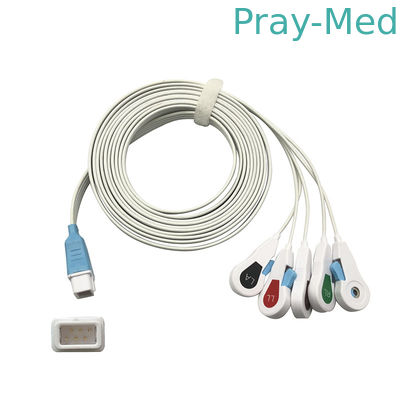 주문 처분할 수 있는 Radiolucent ECG 리드선 5 리드 클립 호환 가능한 Covidien 온라인 제조