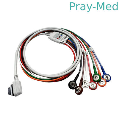 GE 시어 7 리드 홀터 기록계 ECG 케이블은 아하 ECG 환자케이블을 잡아챕니다