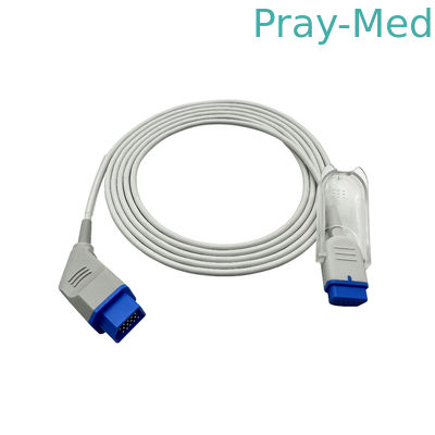 Jl-900p Spo2 어댑터 케이블 14 핀 2.4m Tpu 재킷
