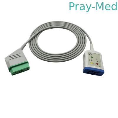 호환되는 니혼 코덴 EKG 트렁크 케이블 Jc-906pa 6 리드 12 핀 커넥터