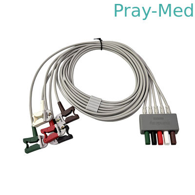 오리지널 마인드레이 ECG 리드 와이어 EL6503A 0010-30-42729 5 리드 TPU 자켓