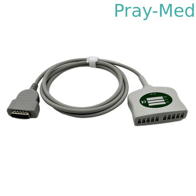 GE Marquette MAC EKG 트렁크 케이블 12 리드 2104723-001 22341809 AHA IEC 2.4M DB15 커넥터