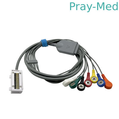 메디텍 카디업 ECG 홀터 케이블 카디업!3 카디업!12 7 채널 스냅 커넥터 TPU 재킷