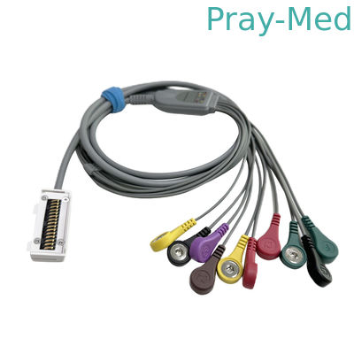 메디텍 카디업 ECG 홀터 케이블 카디업!3 카디업!12 TPU 재킷 10 채널 스냅 커넥터