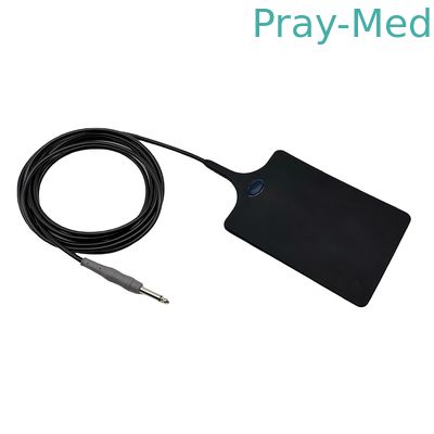 어린이 재사용 가능한 실리콘 환자 플레이트 음수 반환 6.3mm 검정색