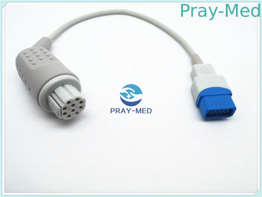 10핀를 가진 Datex ohmeda TruSignal TS-N3 spo2 접합기 케이블/연장 케이블