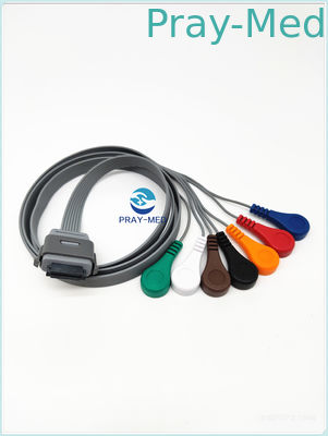Edan와 호환이 되는 생물 의학 BI9800/BI9000 Holter Ecg 케이블 7 지도 26 Pin