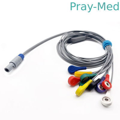 OEM ODM 생체 의학 10 리드 14는 ECG 케이블 적합한 BI9000 미국 심장 학회 국제전기기술위원회를 고정합니다