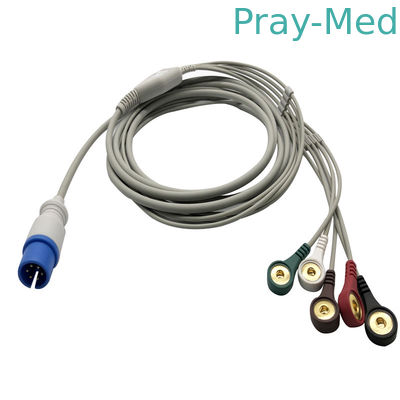 5 리드 6은 위기 갑작스러운 마지막과 MEK 물리 제어 Ecg 케이블을 고정합니다