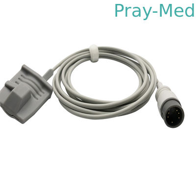 Zoncare Hwatime 케이블 성인용 spo2 센서 원형 6핀 커넥터 3m TPU