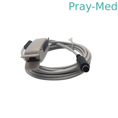 Biosys 성인용 손가락 클립 SpO2 센서 BPM-300 TPU 3m/10피트 원형 6핀 Biosys 커넥터