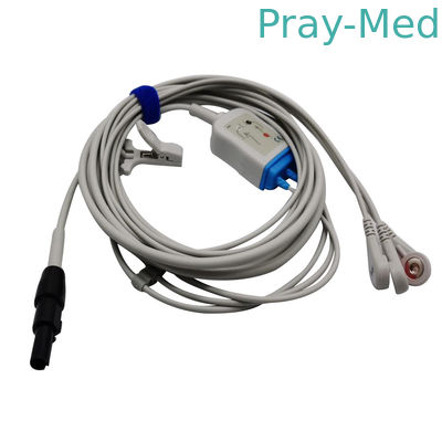 웨일즈 알린 3.6m 열 가소성 폴리우레탄 수지 직접 연결 ECG 케이블 0 리드