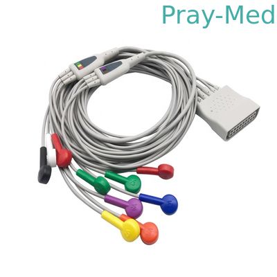 12-리드 리드셋 진단 ECG ST80i 케이블 AHA 1.5m for HP 989803180121 989803180131