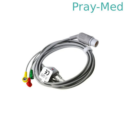 필립스 M1733a ECG 참을성 있는 케이블 믿을 수 있는 의학 TPU 케이블 물자