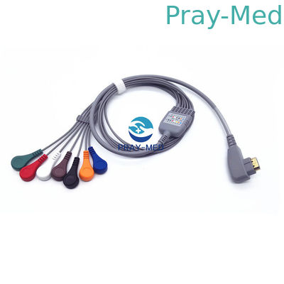 19 Pin 황급한 ECG 참을성 있는 케이블 5/10는 DMS 300 체계 Holter 호환성 참을성 있는 안전을 지도합니다